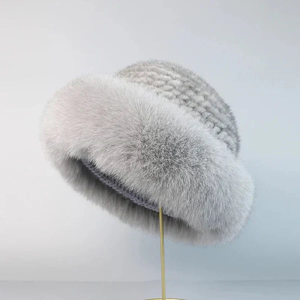 Elegant Mink Fur Hat – Stylish Winter Accessory, Gift for Her