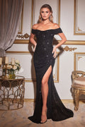 Maxi Dress – Off-Shoulder, Occasion Gown for Weddings & Events
