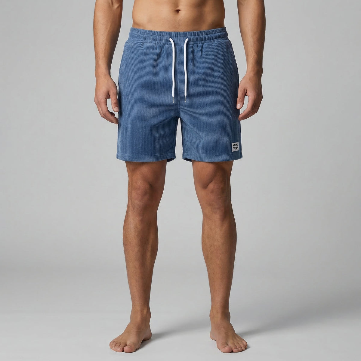 Striped Men's Swim Shorts - Quick-Dry Fabric for Beach and Pool Wear
