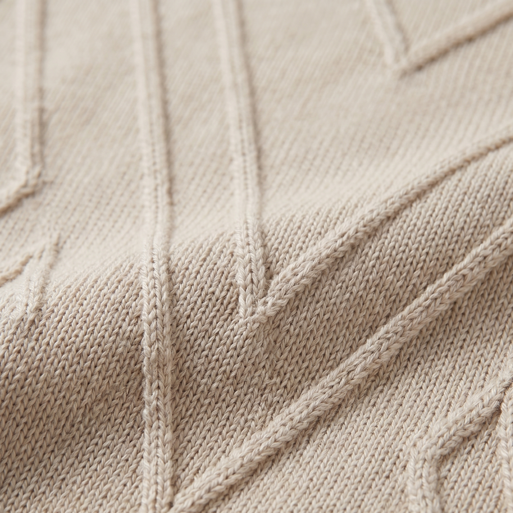 Textured Knit T-Shirt for Men - Casual Short Sleeve Top for Everyday Wear
