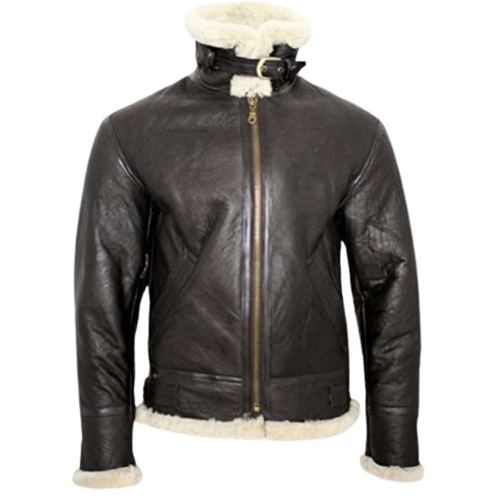 Pilot Jacket with Faux Fur Collar – Casual, Outdoor Wear