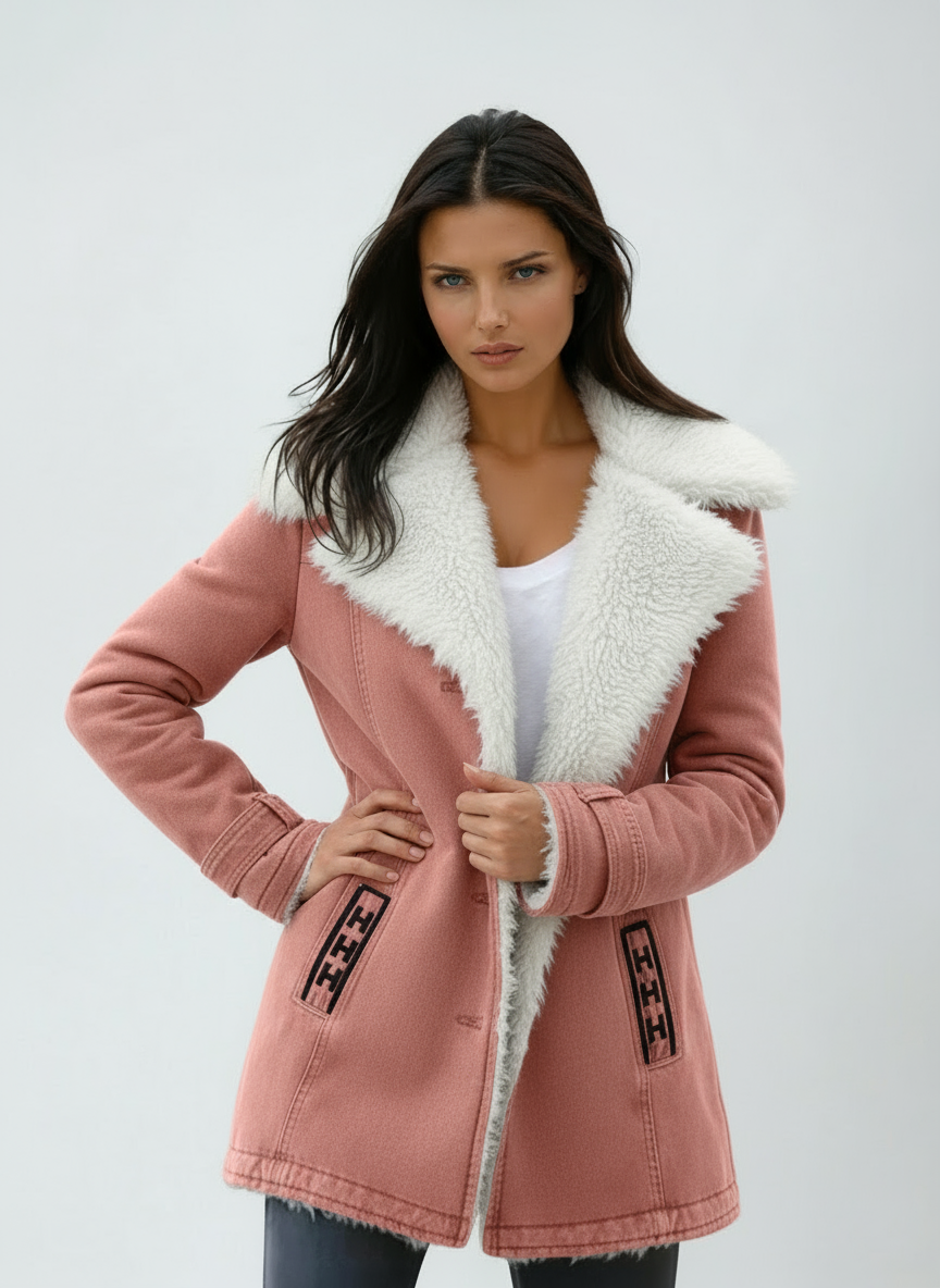 Wool Blend Winter Coat with Soft Lining – Casual, Everyday Wear