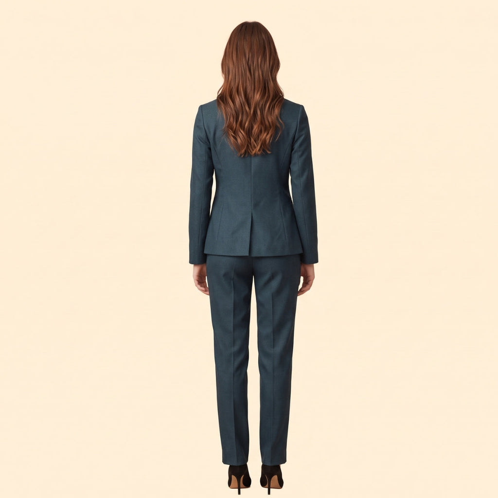 Women's Blazer Set - Sleek Shape, Stylish Outfit – Office, Casual Wear