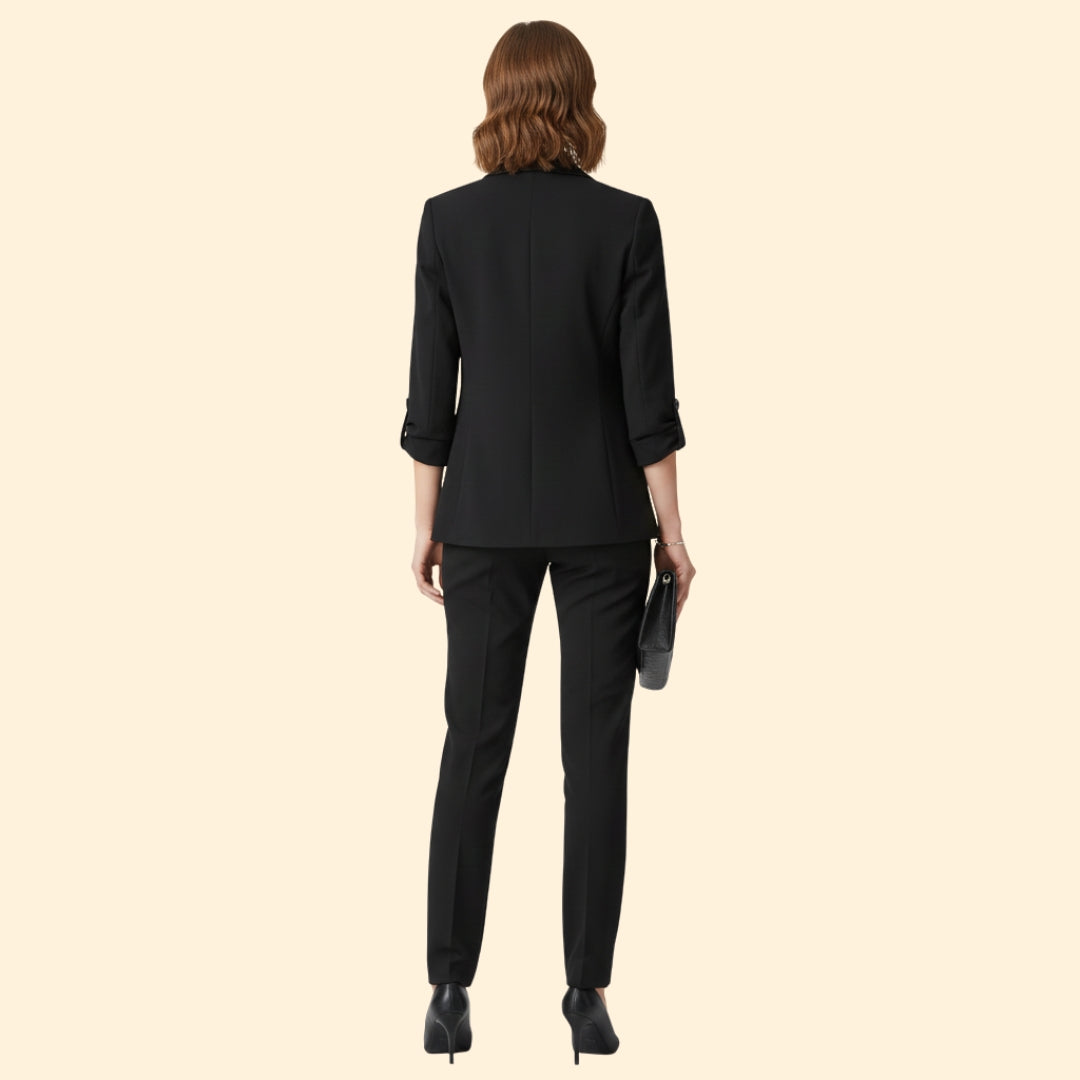 Women's Blazer Trouser Set – Office Wear, Smart Casual