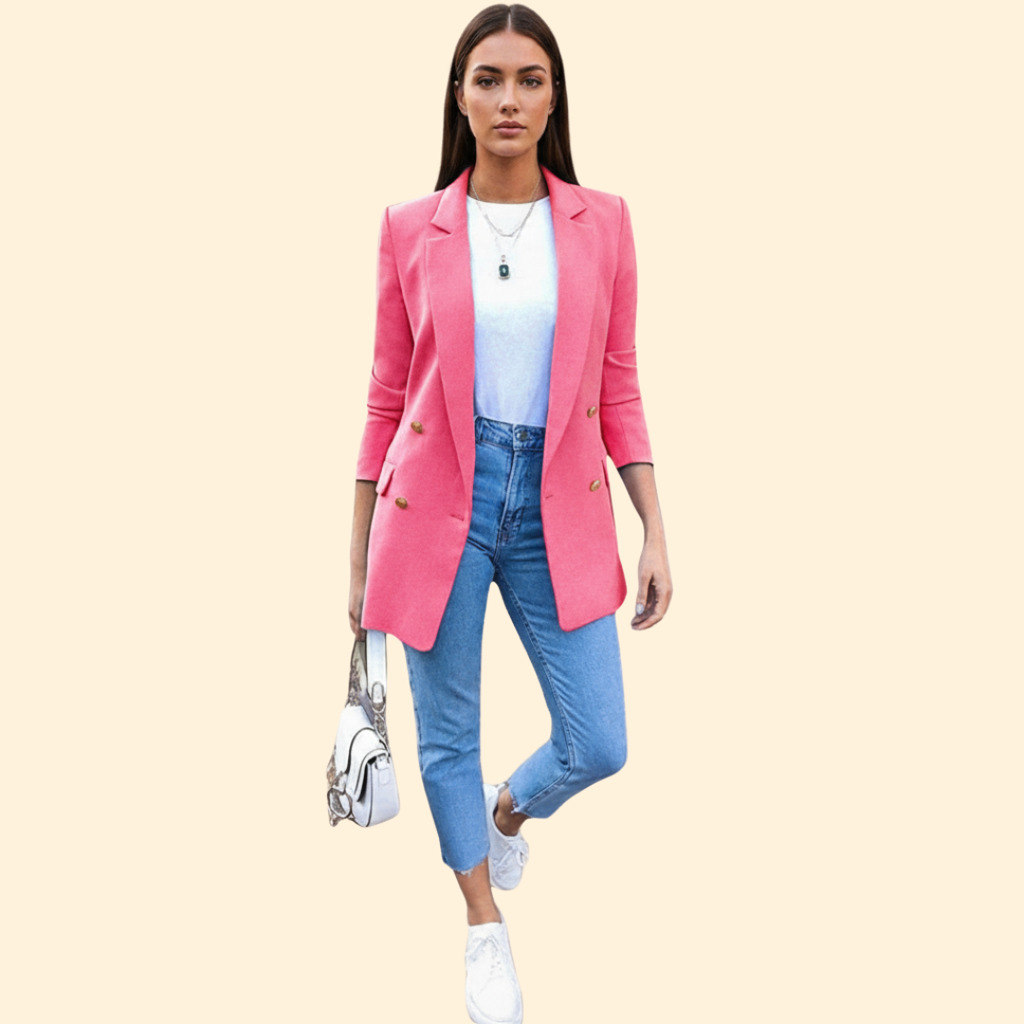 Women’s Blazer with Tailored Fit – Office, Casual Wear