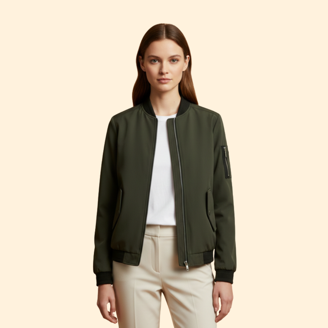 Women's Bomber Jacket – Casual Wear, Everyday Style