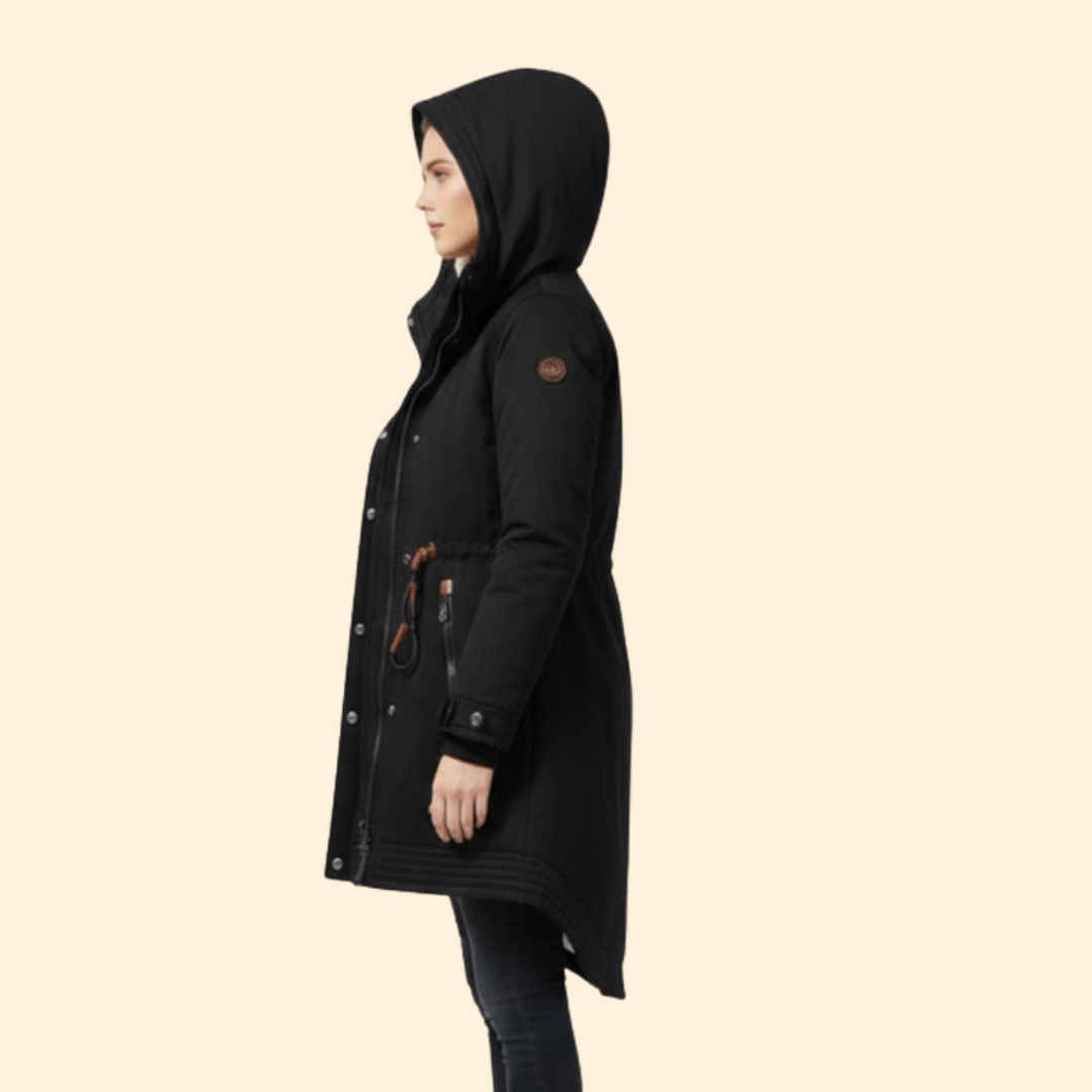 Women’s Hooded Winter Parka – Outdoor, Casual Wear