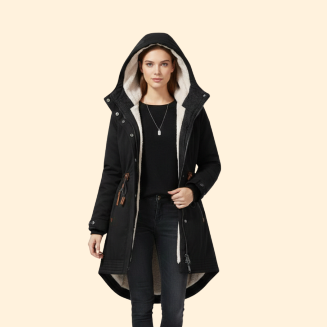 Women’s Hooded Winter Parka – Outdoor, Casual Wear