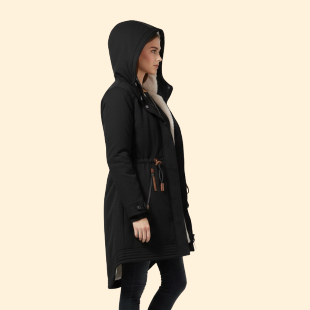Women’s Hooded Winter Parka – Outdoor, Casual Wear