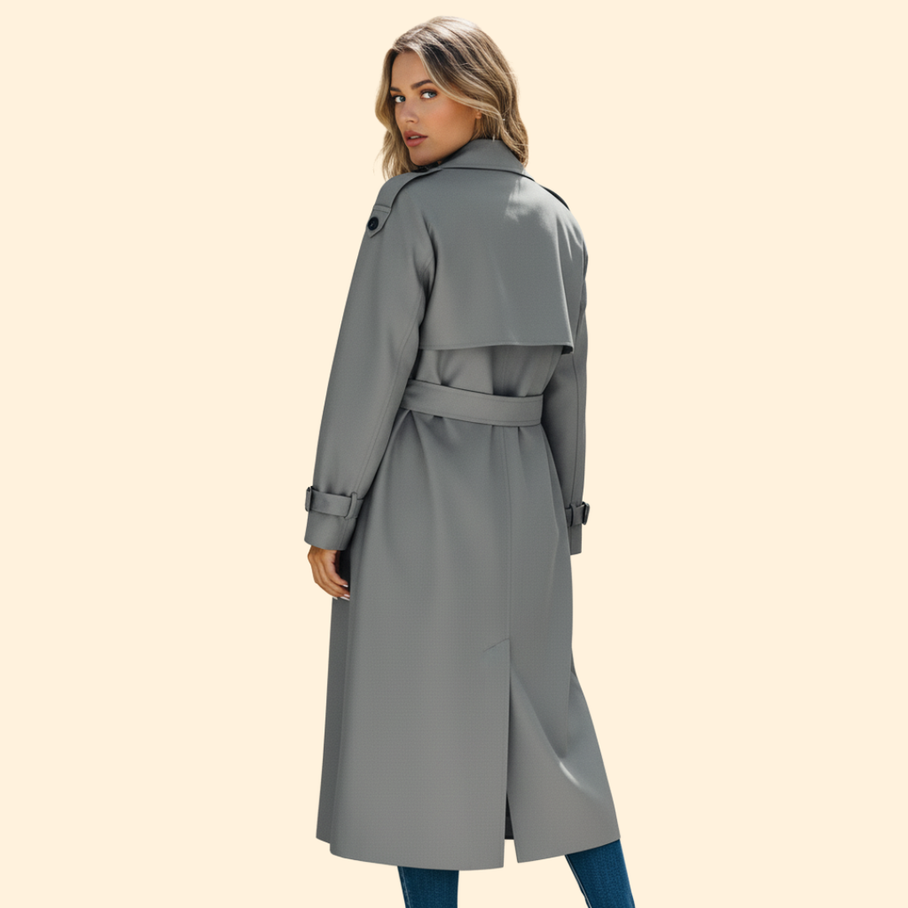 Women's Trench Style Jacket – Casual Wear, Office Chic