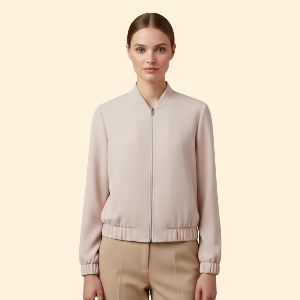 Chic Women's Bomber Jacket – Casual Wear, Stylish Layering