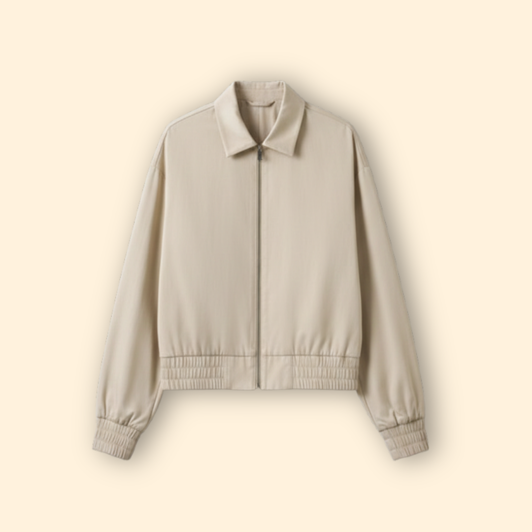 Women's Elegant Bomber Jacket – Casual Wear, Stylish Outfits