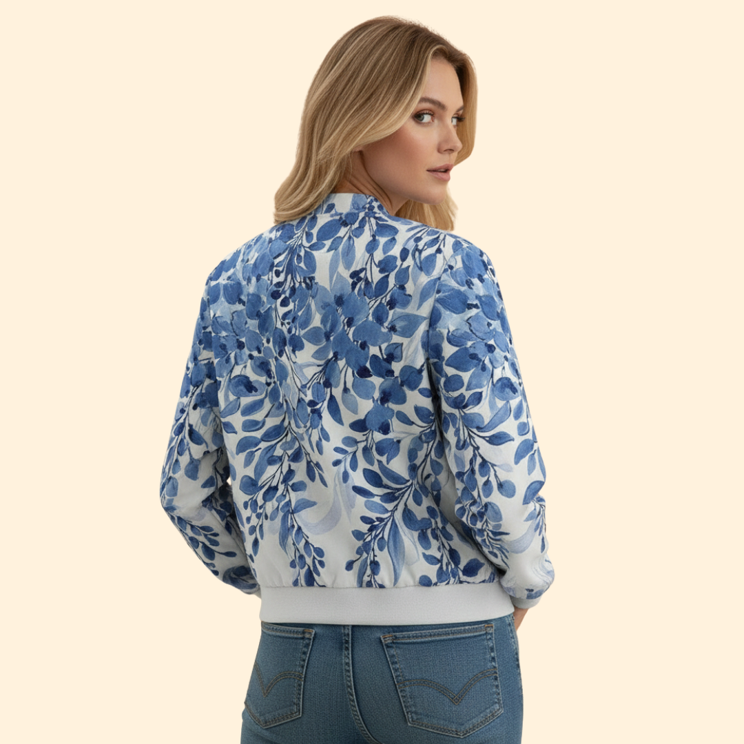 Floral Printed Bomber Jacket – Casual Wear, Stylish Layering