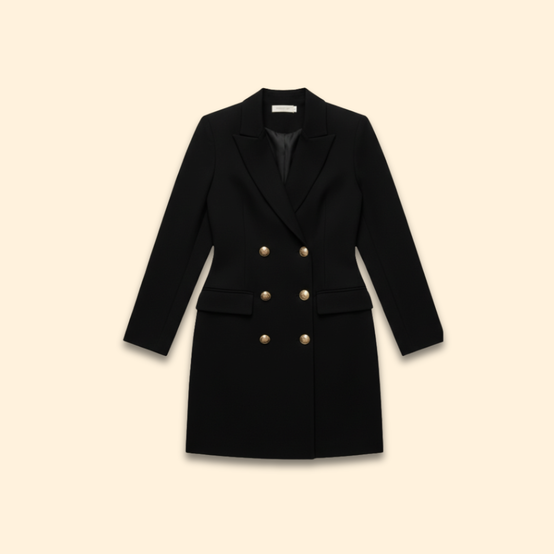Women's Fitted Blazer Dress – Office, Evening Wear