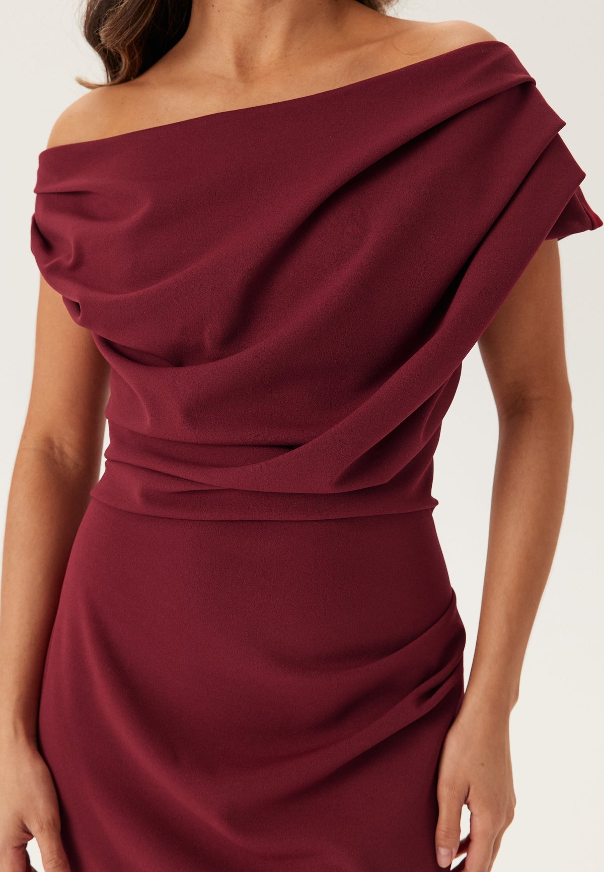 Jersey One-Shoulder Maxi Dress – Occasion Gown for Weddings & Events