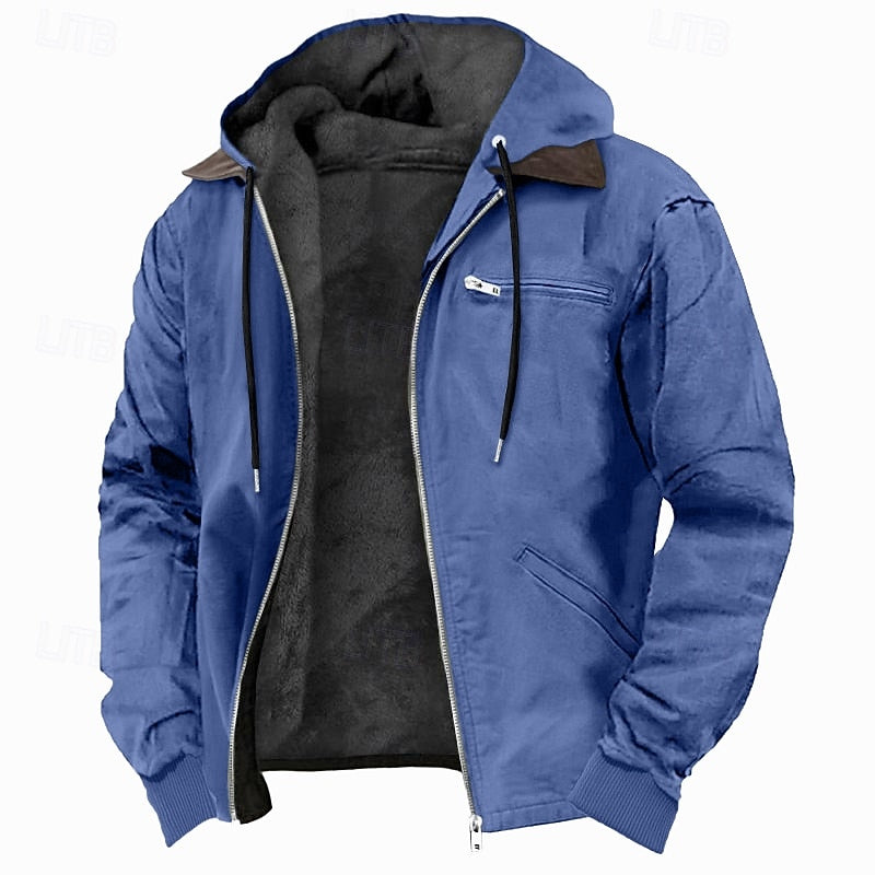 Fleece-Lined Hooded Jacket – Cosy Winter Wear, Outdoor Activities