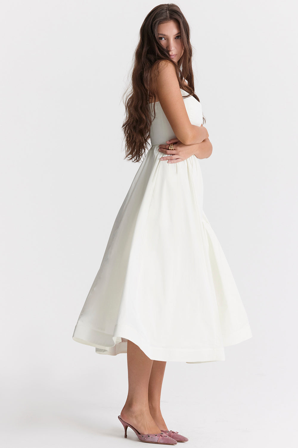 Midi Dress – Sleeveless, Occasion Gown for Weddings & Events