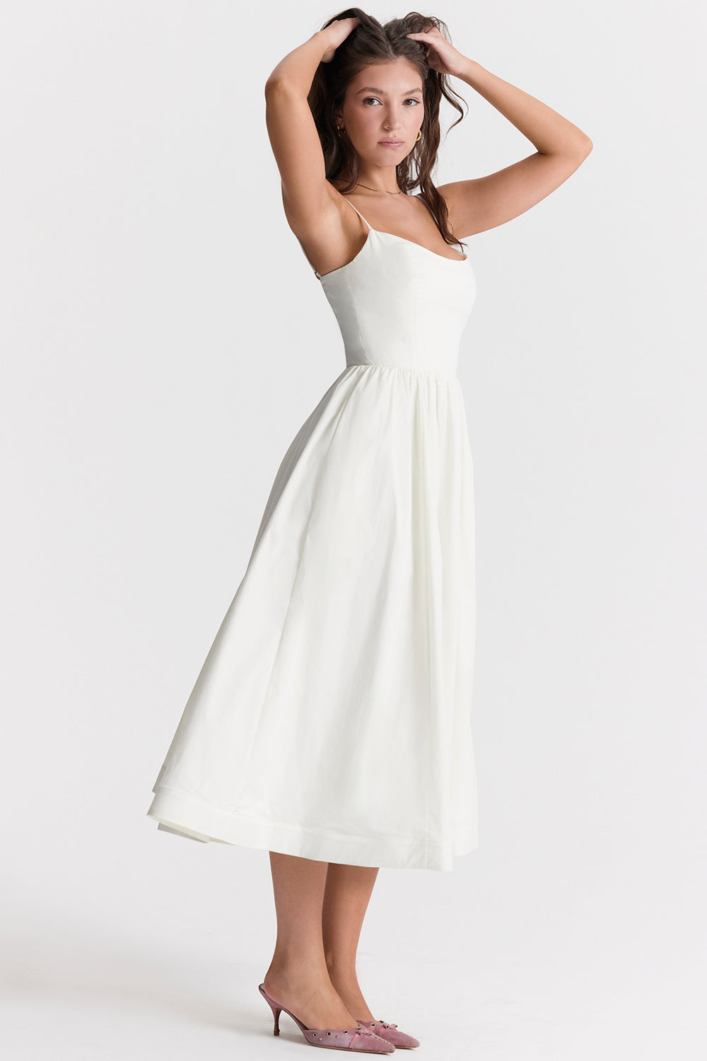 Midi Dress – Sleeveless, Occasion Gown for Weddings & Events