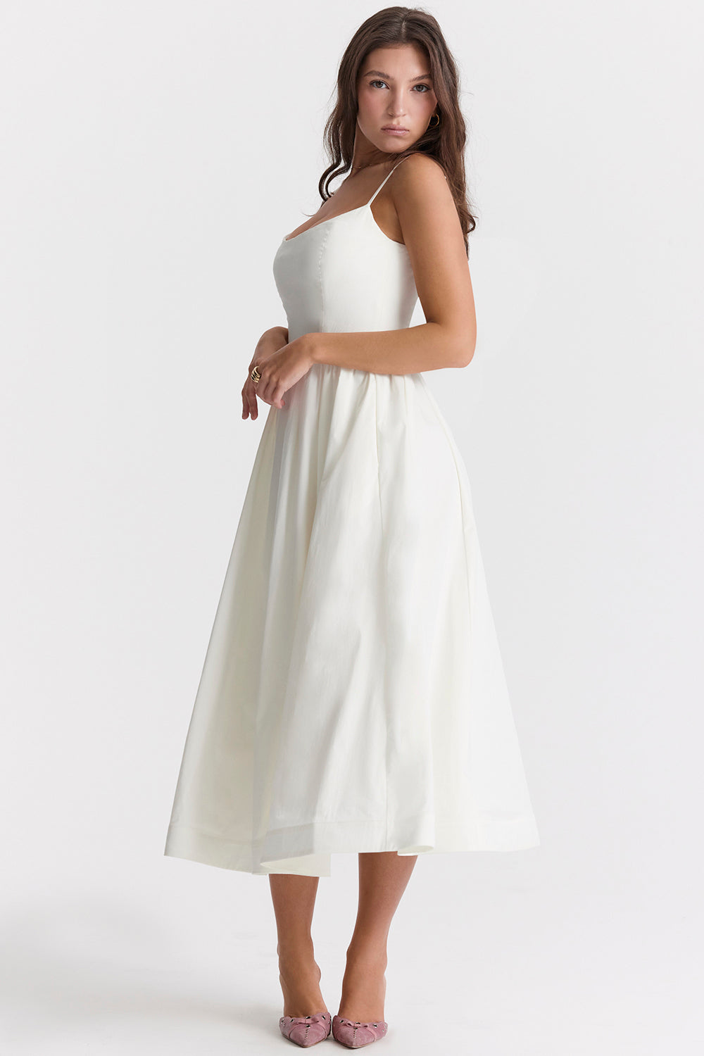 Midi Dress – Sleeveless, Occasion Gown for Weddings & Events