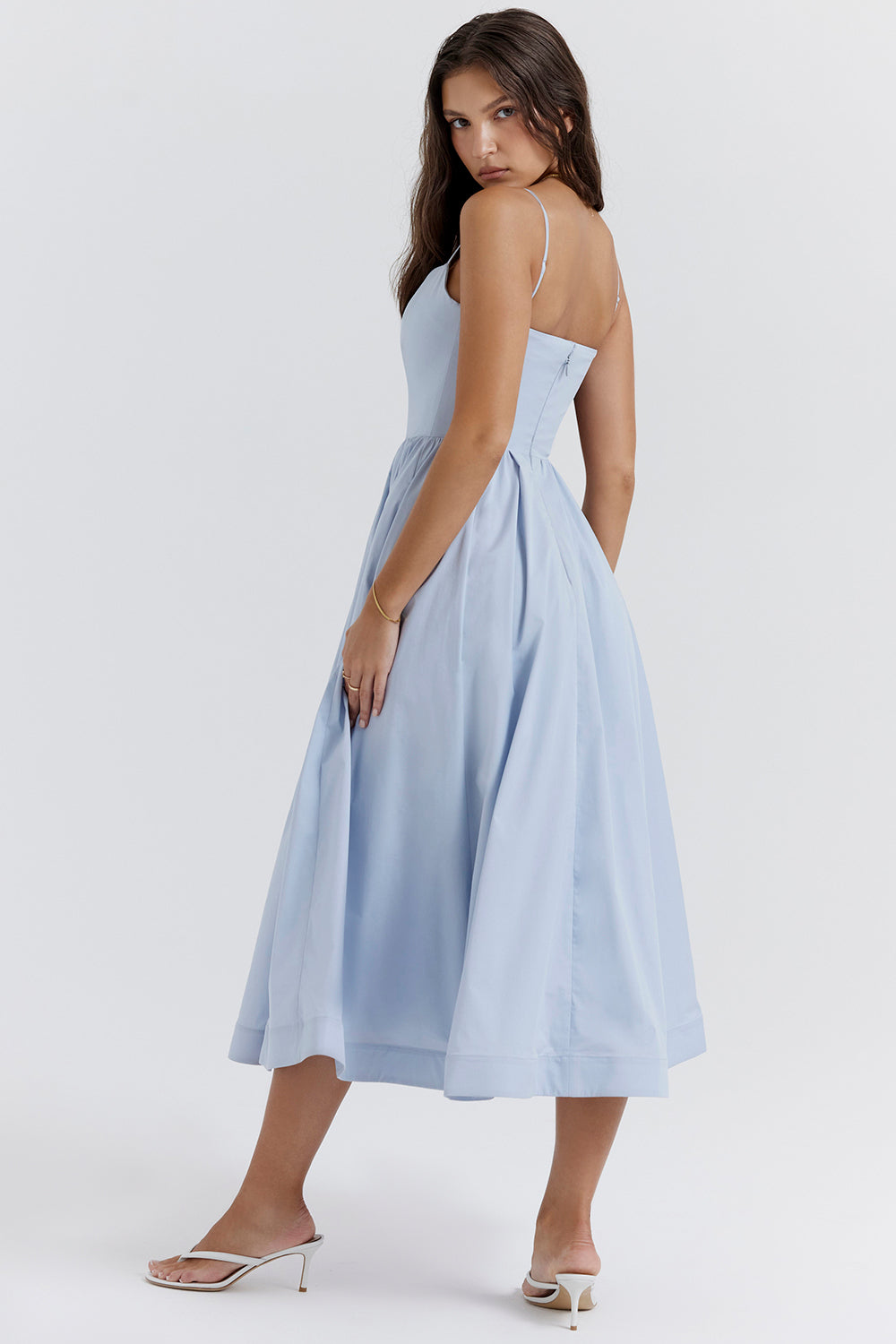 Midi Dress – Sleeveless, Occasion Gown for Weddings & Events
