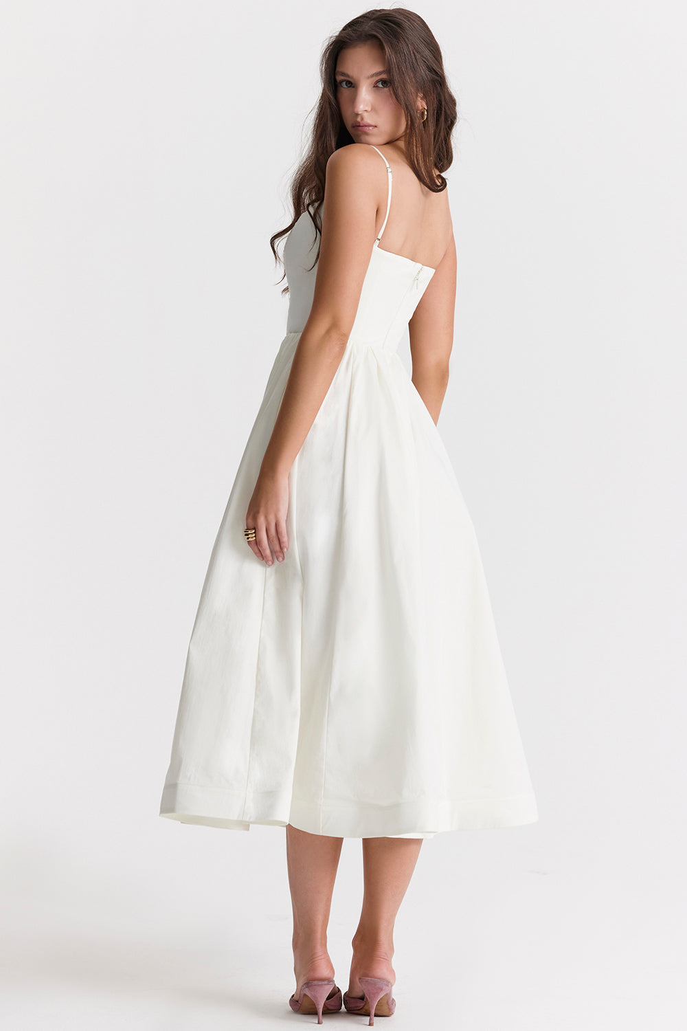 Midi Dress – Sleeveless, Occasion Gown for Weddings & Events