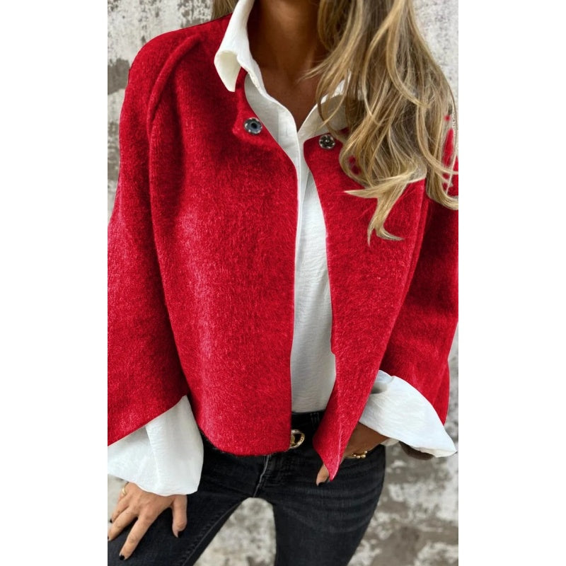 Loose Cashmere Jacket – Casual Layering, Stylish Outfits
