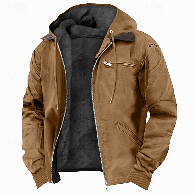 Fleece-Lined Hooded Jacket – Cosy Winter Wear, Outdoor Activities