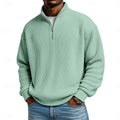 Ribbed Quarter-Zip Jumper – Casual Wear, Everyday Comfort